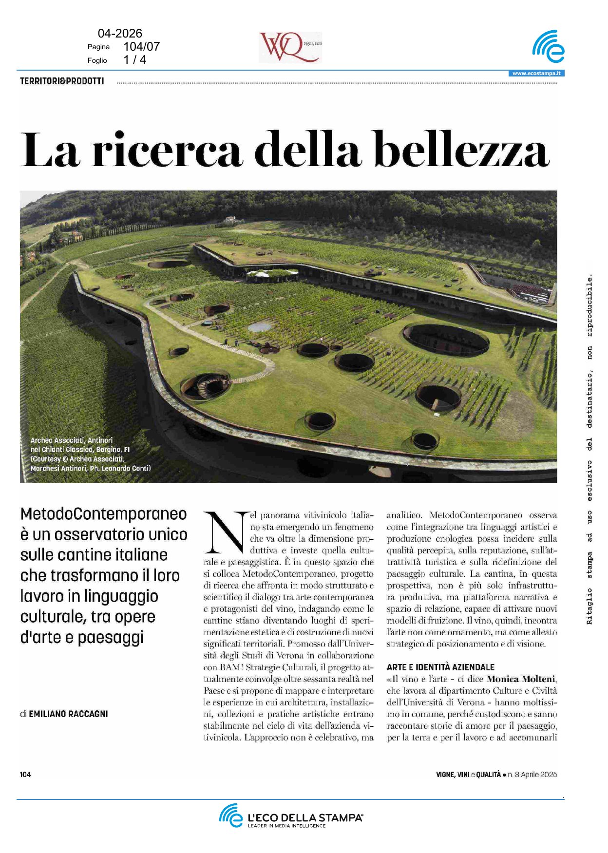 La ricerca della bellezza