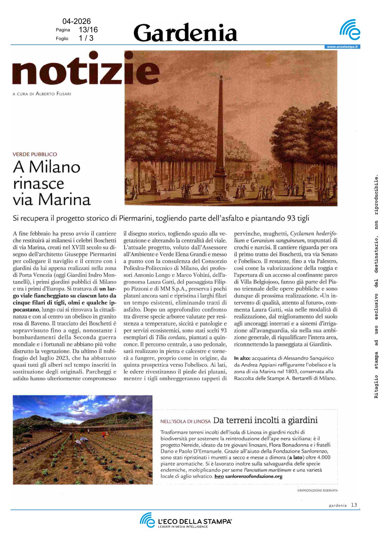 Notizie – Grandi Giardini Italiani: tra i [..]